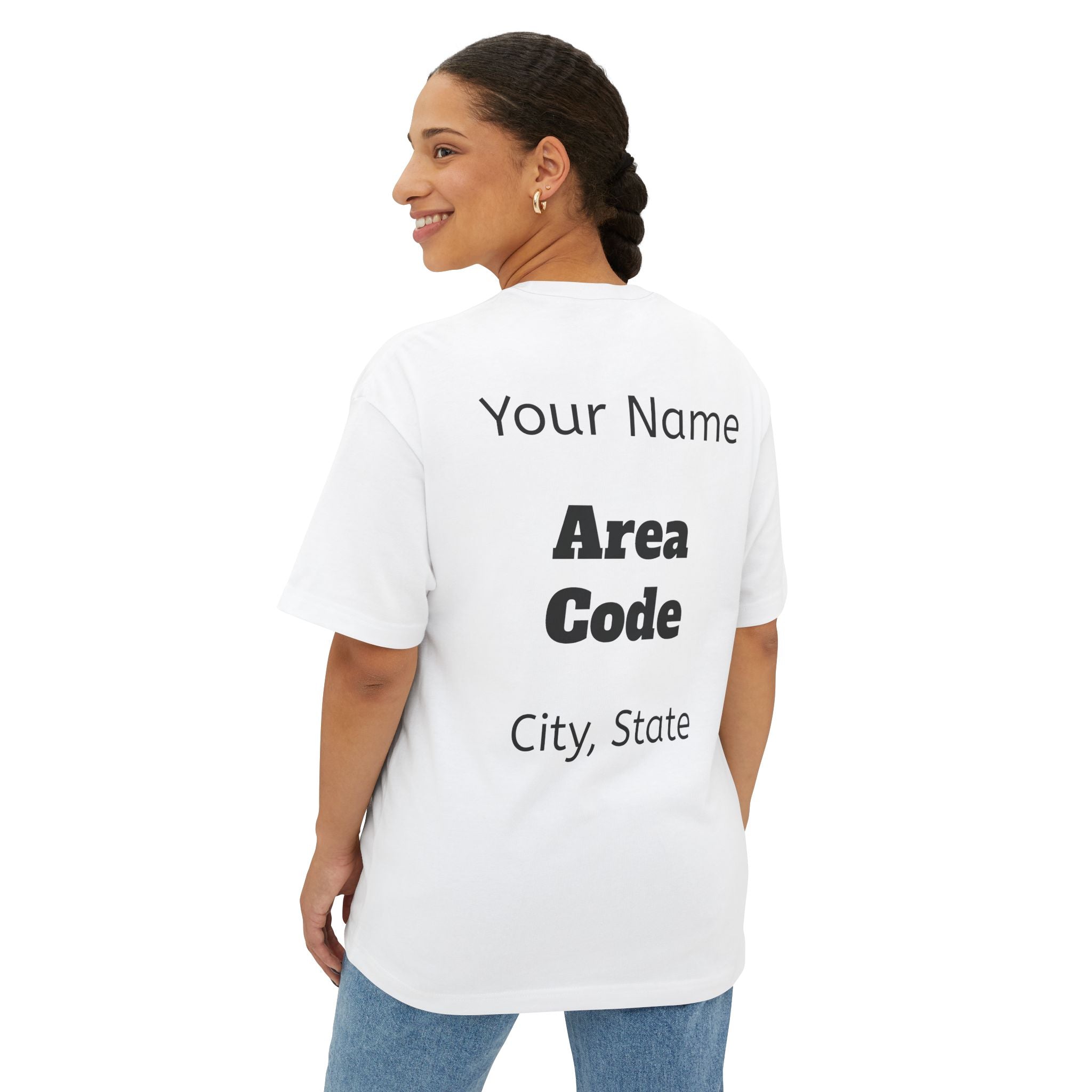 Represent Where You’re From Oversized Boxy Shirt