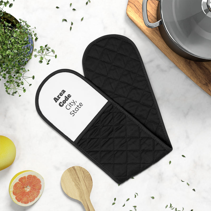 Double Oven Mitt Heat Resistant Gloves